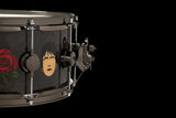 DW Limited Edition ICON 6.5x14" Alex Gonzalez (MANA) Snare Drum - Grey Birdseye Maple Outer Veneer