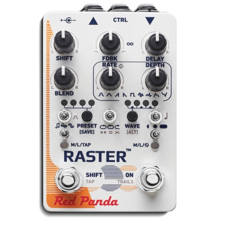 Red Panda Raster 2 Digital Delay Pedal w/ Video Link