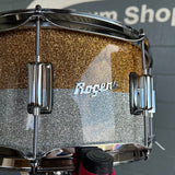 Rogers 26GSTT Powertone Series 6.5x14" Snare Drum in Gold Silver Lacquer