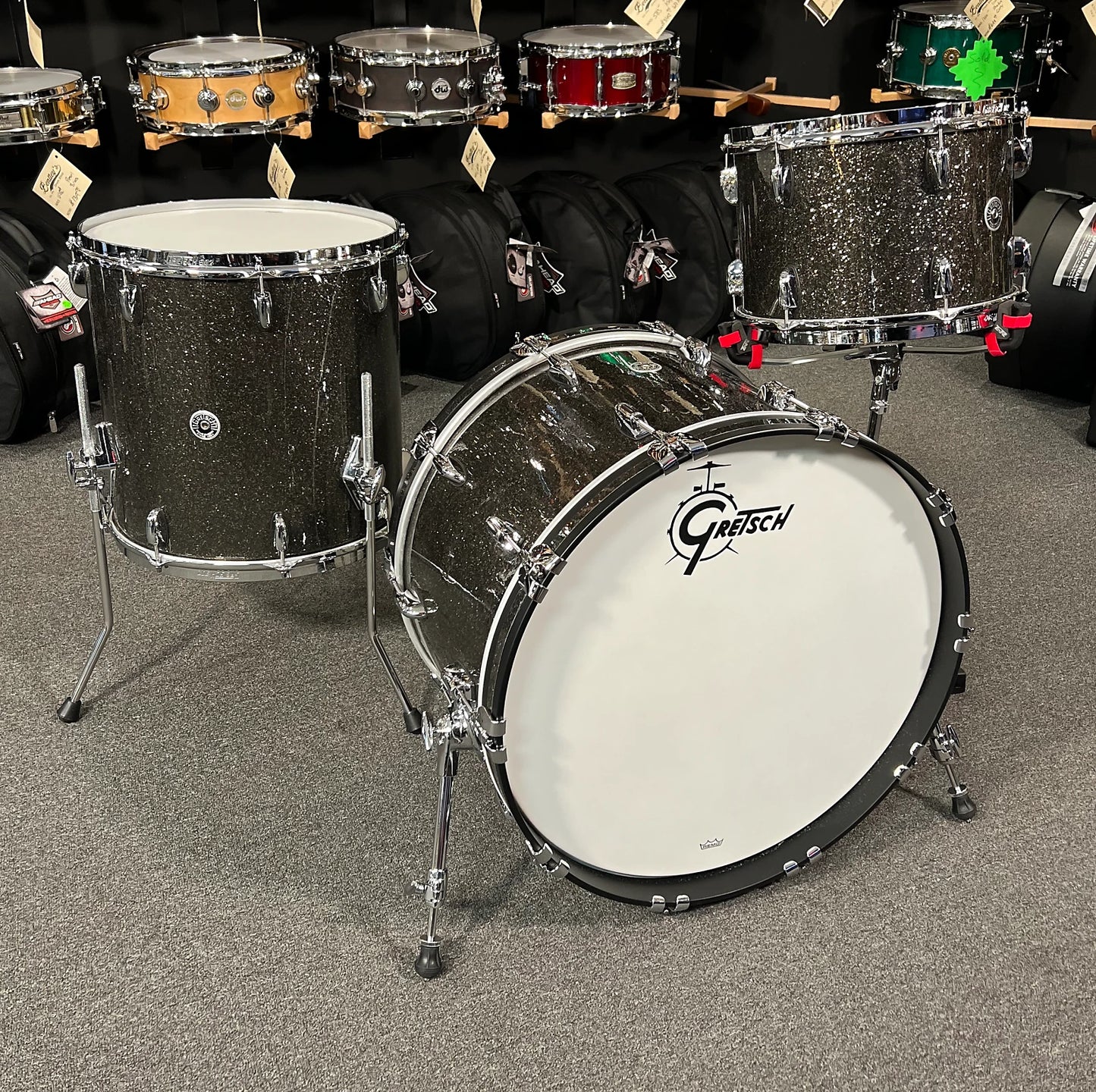 Batterie Gretsch Brooklyn Series 13/16/22" avec paillettes en verre Twilight