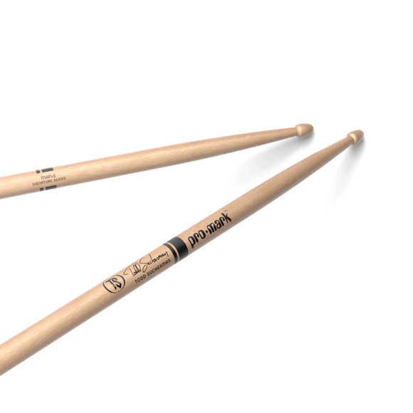 Pro-Mark SD330W Todd Sucherman Signature Maple Wood Tip (Pair) Drum Sticks w/ Video Link