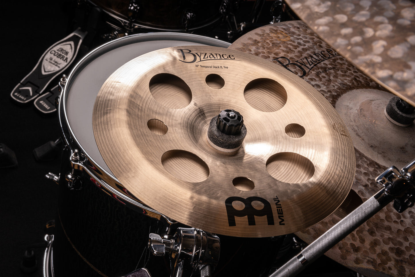 Meinl 10”/10” AC-TE2 Matt Gartska Artist Concept Model Temporal 2 Stack