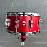 Ludwig Neusonic 6.5x14" Snare Drum in Satin Diablo Red from NAMM 2023