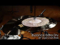 Cymbale double crash/ride Meinl B20DUCR 20" Byzance avec démonstrations vidéo