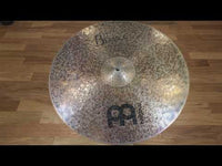 Cymbale Ride Meinl B22BADAR 22" Byzance Dark Big Apple avec démonstration vidéo