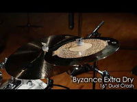 Cymbale crash double Meinl B16DUC 16" Byzance avec démonstration vidéo