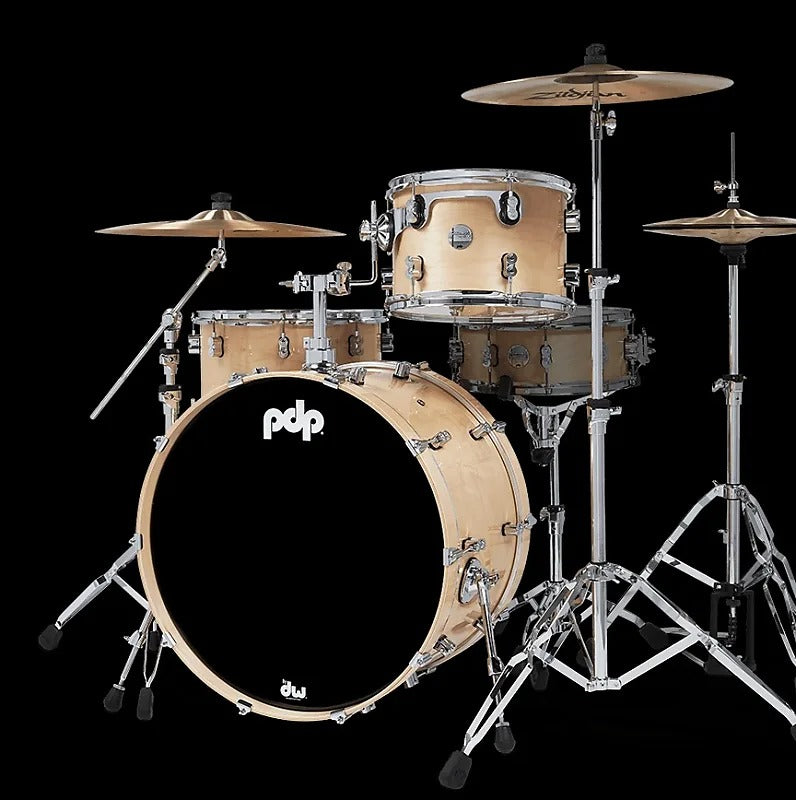 PDP PDCM24RKNA Concept Maple 13/16/24" Drum Kit Set in Natural Lacquer *IN STOCK*