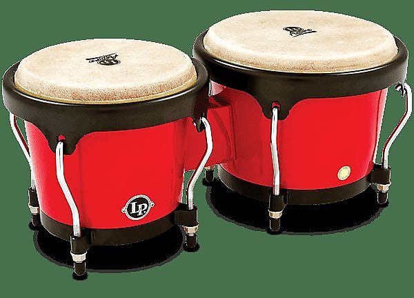 Bongos en fibre de verre de la série Aspire LPA601F-RD de LP Latin Percussion