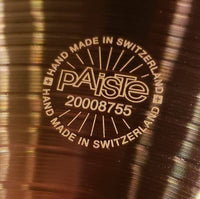 Cymbale Crash Paiste 18" Série 2002 *EN STOCK*