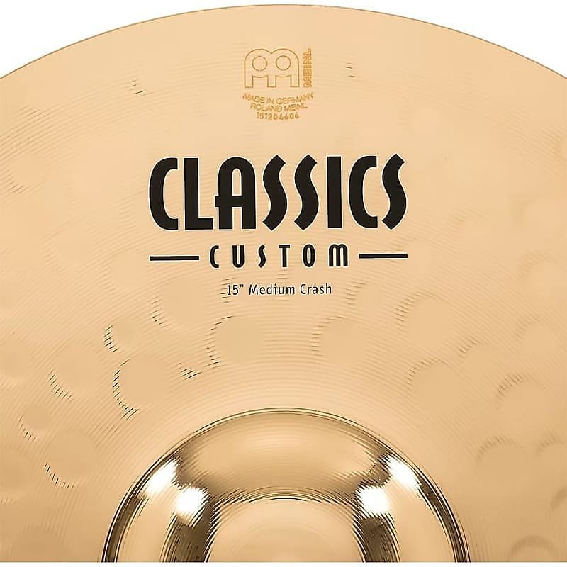 Meinl Classics Custom Brilliant CC15MC-B 15" Medium Crash Cymbal