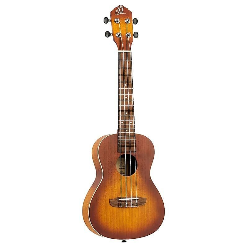 Ortega Guitars RUDAWN Earth Series Concert Ukulele in Dawn Sunburst w/ Demo Video