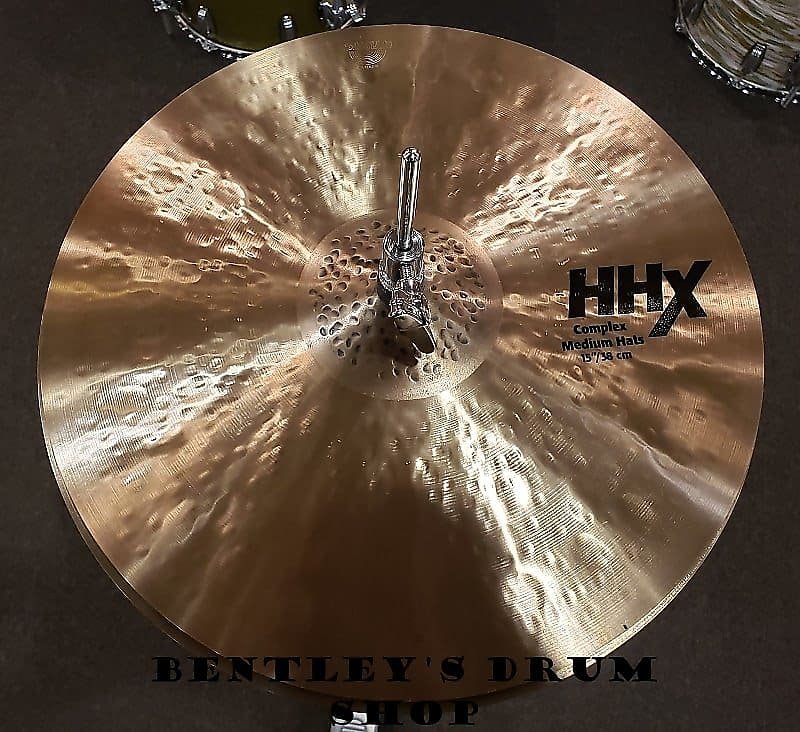 Sabian 15" HHX Complex Medium Hi-Hat Pair 11502XCN