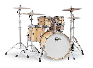 Gretsch RN2-E825-GN Renown Series 10/12/16/22 Drum Kit Set w/ Matching 14" Snare Drum in Gloss Natural