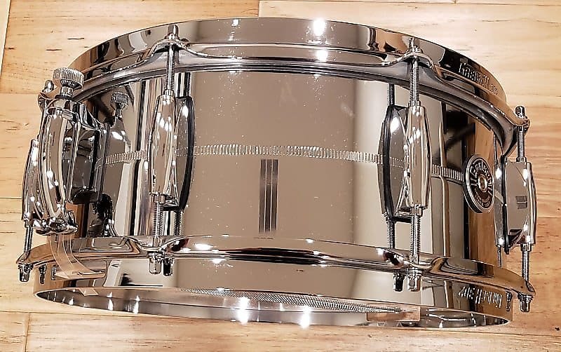 Gretsch GB4165S Brooklyn Series 5.5x14" Chrome over Steel Snare Drum