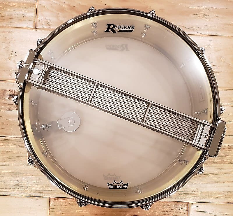 Caisse claire personnalisée Rogers 5x14" B7 Brass Dyna-Sonic