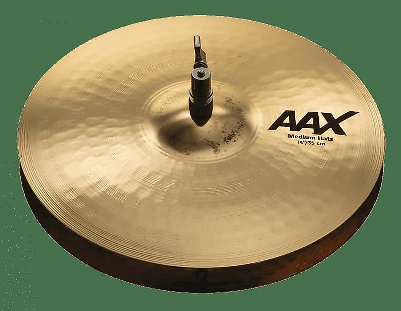 Cymbales Sabian 21402XCB 14" AAX Brilliant Medium Hi-Hat (paire)