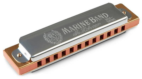 Hohner 364S-C Marine Band 364/24 (12-Hole) Concert Tuned Harmonica in Key of C
