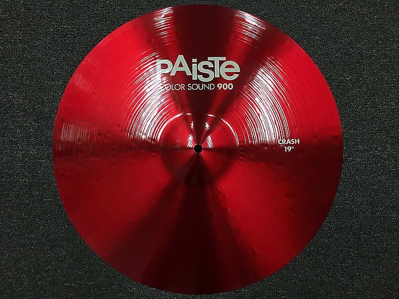 Cymbale Crash Paiste 19" Color Sound 900 Rouge *EN STOCK*