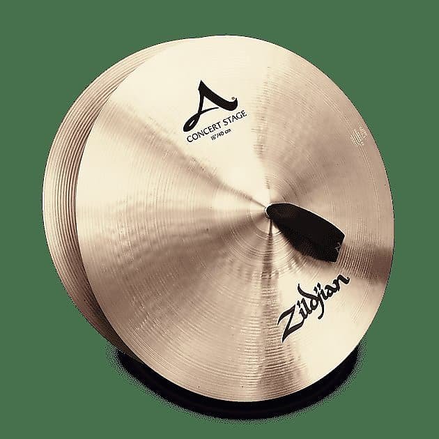 Zildjian A0466 20" A Zildjian Concert Stage Hand Crash Cymbals (Pair)