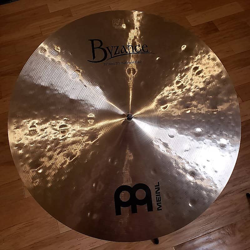 Cymbale crash traditionnelle extra fine martelée Meinl B22ETHC 22" Byzance