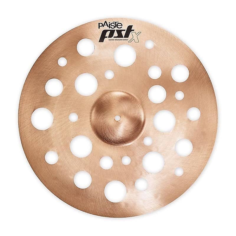 Cymbale crash moyenne Paiste 18" PST X Swiss *EN STOCK*