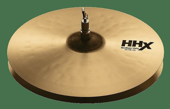Sabian 11502XMN 15” HHX Medium Hi-Hat (Pair) Cymbals