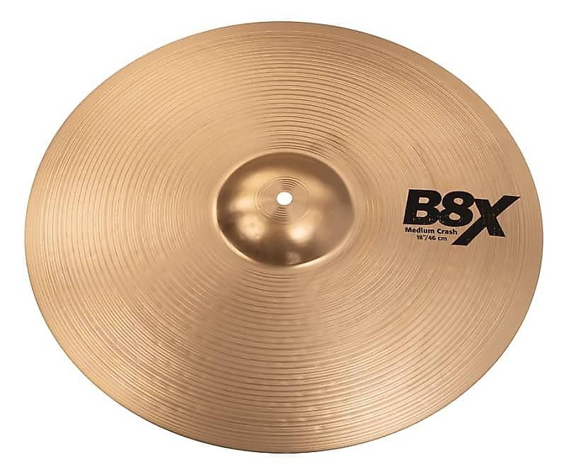 Sabian 41808X 18” B8X Medium Crash Cymbal