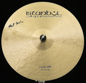 Istanbul Agop ML19 Mel Lewis Signature 19" Crash/Ride Cymbal *IN STOCK*