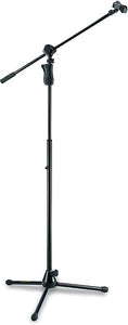 Hercules MS632B EZ Grip Microphone Stand w/ Tripod, 2-in-1 Boom