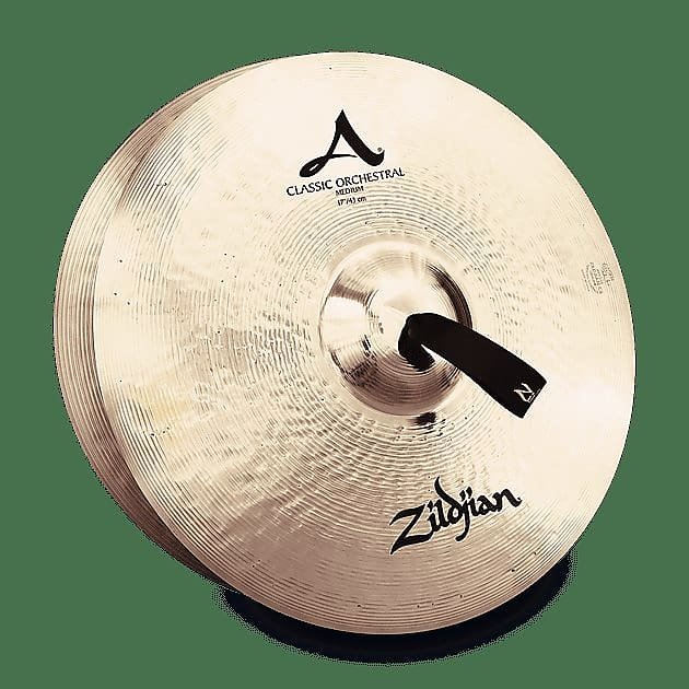 Cymbales Crash à main Zildjian Classic Orchestral Selection Medium 17" A0781 (paire)