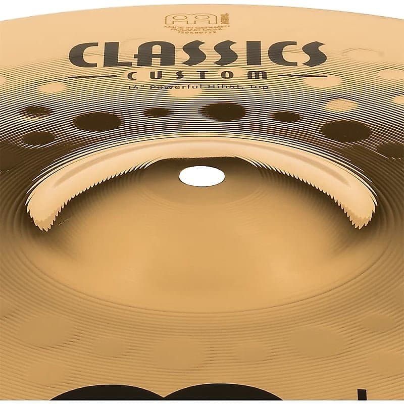 Meinl Classics Custom CC14PH-B 14" Brilliant Powerful Hihat, pair