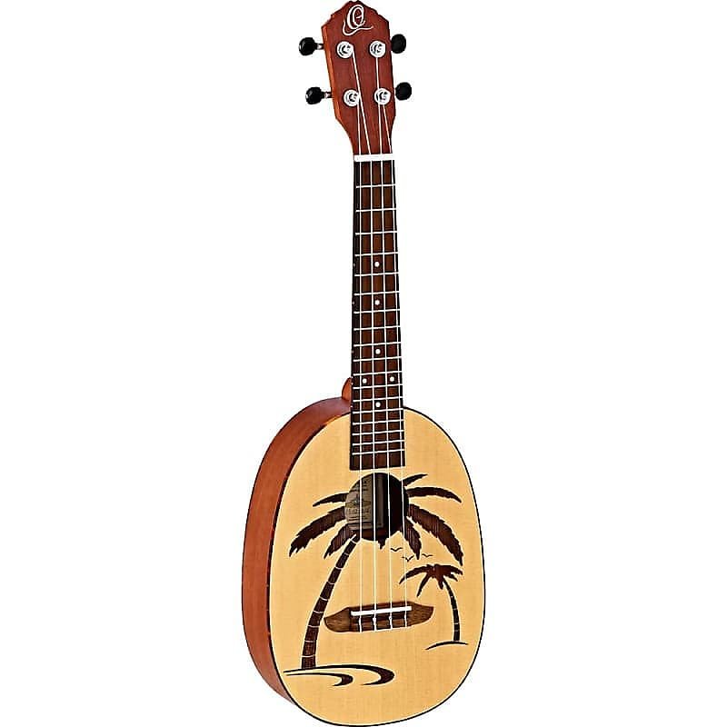 Ortega Guitars RUPA5 Bonfire Series Spruce Top Concert Ukulele