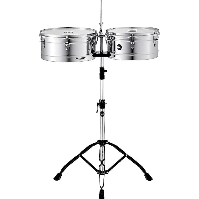 Meinl HT1314CH 13" & 14" Headliner Series Timbales in Chrome w/ Video Demo