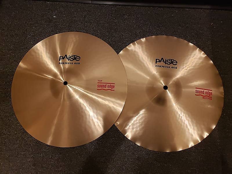 Paire de cymbales Paiste 15" Formula 602 Classic Sound Edge Hi-Hat *EN STOCK*