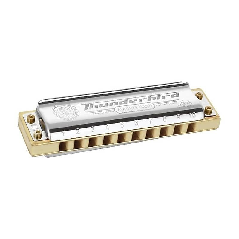 Hohner M2011BXL-F Marine Band Thunderbird Harmonica in Key of Low F