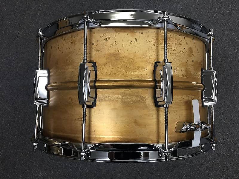 Ludwig LB484R Raw Brass Phonic 8x14" Snare Drum w/ Imperial Lugs