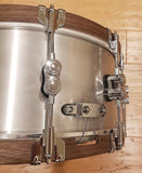 PDP PDSN6514CSAL 6.5x14" Concept Select 3mm Aluminum Snare Drum w/ Walnut Wood Hoops