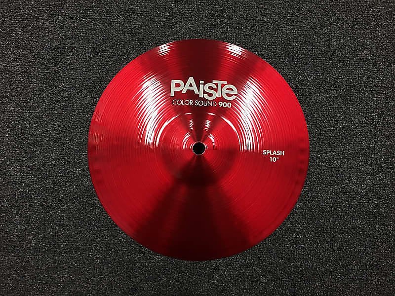 Platillo Paiste Splash Sound 900 de 10" de color rojo *EN STOCK*