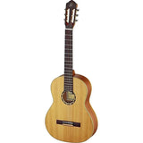 Ortega Guitars R131L Family Series Pro Left-Handed Nylon String Acoustic Guitar w/ Gig Bag & Video