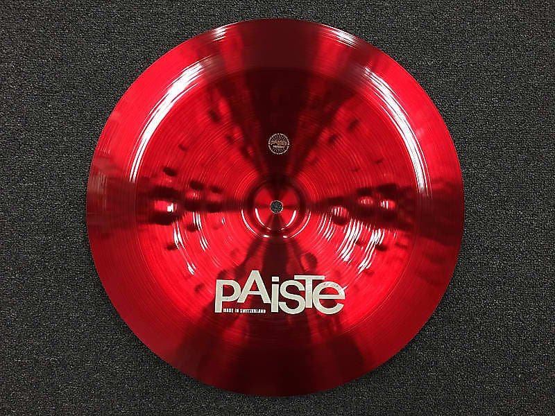 Cymbale Paiste 16" Color Sound 900 Series Red China *EN STOCK*