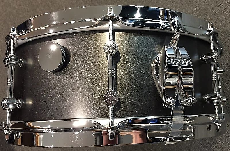 Gretsch Mike Johnston Brooklyn Standard 5.5x14" Snare Drum in Satin Black Metallic