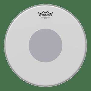 Remo 13" Controlled Sound Coated Black Dot Snare Drum Head