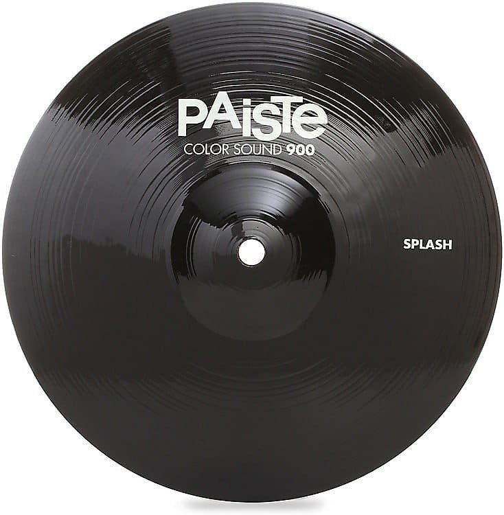 Platillo Paiste Color Sound 900 Splash negro de 10" *EN STOCK*