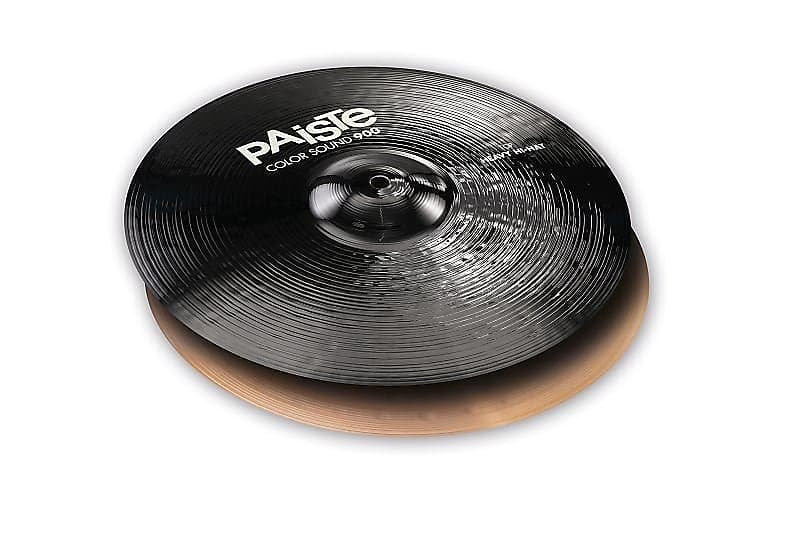 Cymbale charleston lourde Paiste 14" Color Sound 900 noire *EN STOCK*