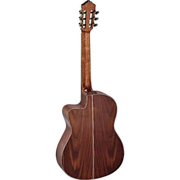 Ortega Guitars Performer Series A/E Slim Neck Nylon String Guitar in Tobacco Sunburst w/ Gig Bag