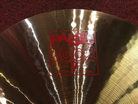 Cymbale Crash fine Paiste 18" 2002 *EN STOCK*