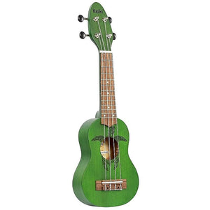 Ortega Guitars K1-GR Keiki Sopranino Ukulele in Green