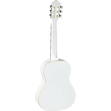 Ortega Guitars Family Series 3/4-Sized Nylon String Guitar in Gloss White w/ Gig Bag & Video Link