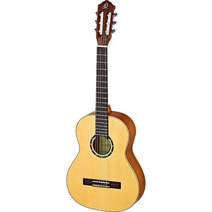 Ortega Guitars R121L Family Series 3/4 Sized Left-Handed Nylon 6-String Acoustic Guitar