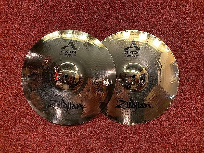 Zildjian A20550 14" A Custom Mastersound Hi-Hat (Pair) Cymbals